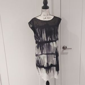 Jessica Simpson Black & White Dress